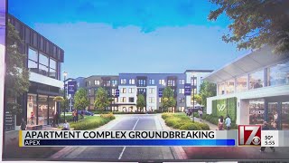 Developers break ground on new Apex apartments