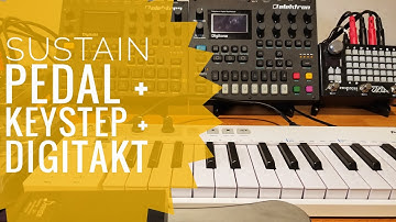 Getting my Sustain Pedal Working with my Keystep & Digitakt