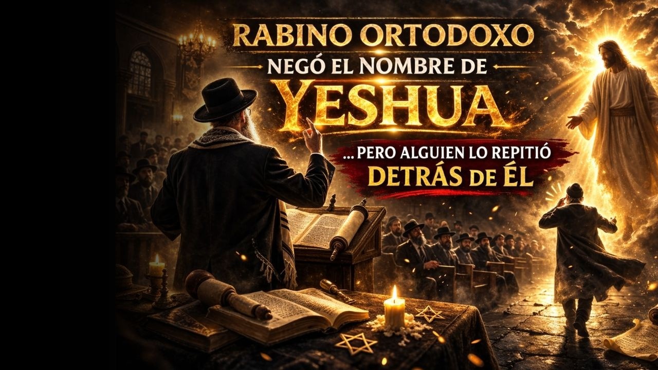 Rabino ortodoxo negó el nombre de Yeshua en voz alta… pero alguien lo repitió detrás de él