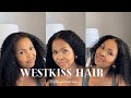 West Kiss Hair Review| Glue-less Ready and go curly 4X7 Closure wig|Pre-Cut|Beginner friendly
