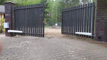 GoProAutomatyka. Key Automation, model Ray 2224. Brama otwierana asymetrycznie.