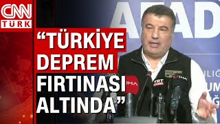 Afad Deprem Risk Azaltma Genel Müdürü Tatar Açıklama Yaptı