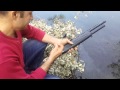 Av Tüfeği Su Testi. Shotgun water test 12GA Av tüfeği atışları D-Doxcarms