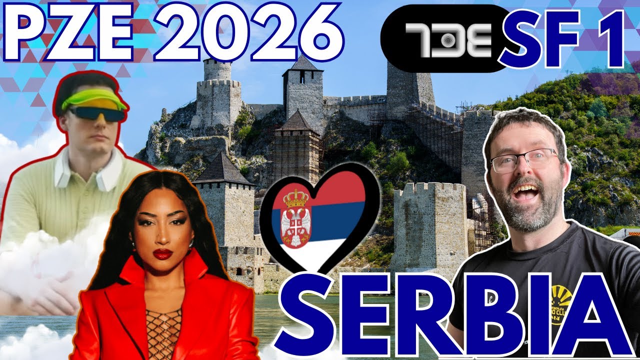 🇷🇸 Реакция на все 12 песен первого полуфинала PZE | Сербия 🇷🇸 | Евровидение 2026