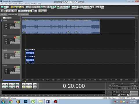 adobe audition recording vocals before and after