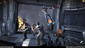 RPCS3 PS3 Emulator - Bulletstorm Ingame! VULKAN (334327d) LLVM