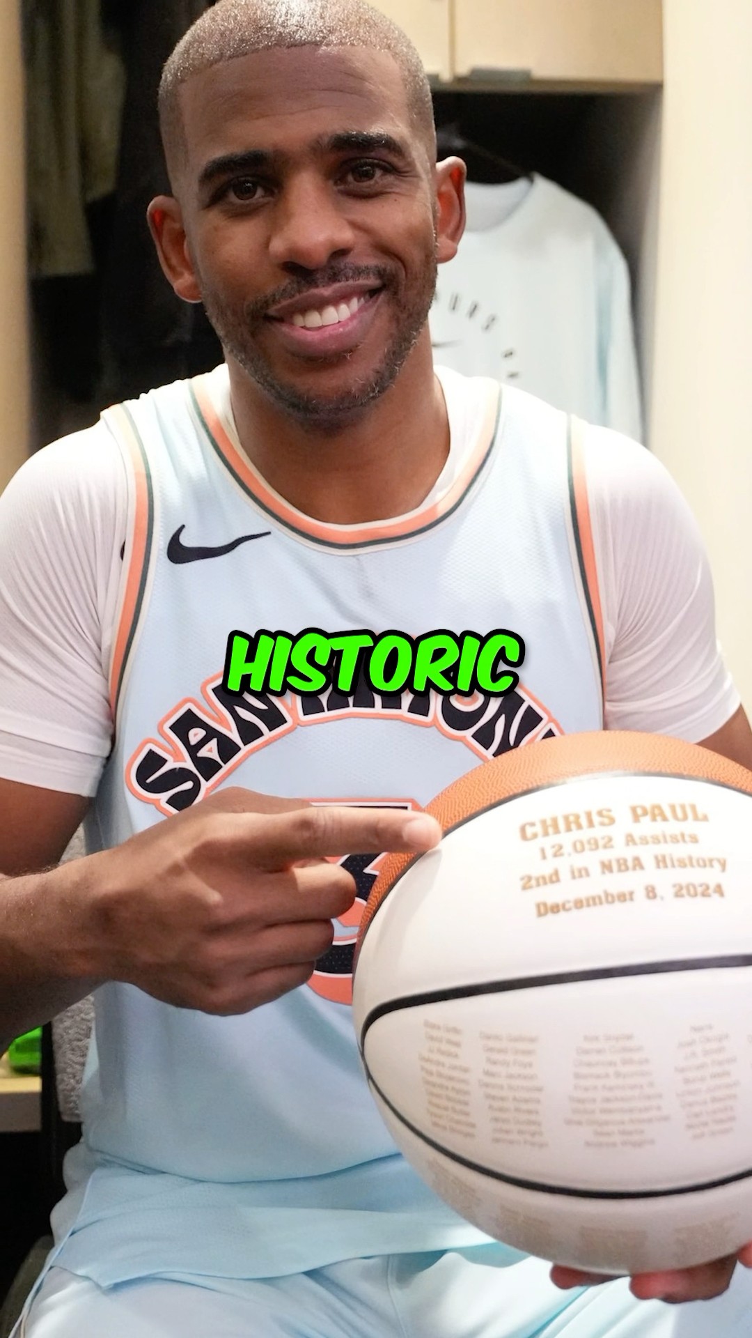 Historic CP3 assist. ??