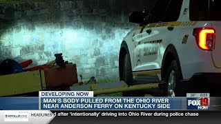 Man's body pulled from Ohio River near Anderson Ferry