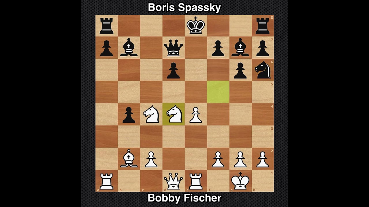 Bobby Fischer vs. Boris Spassky | Fischer - Spassky (1992) - YouTube