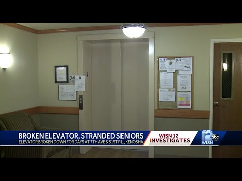 Elevator broken, residents stranded