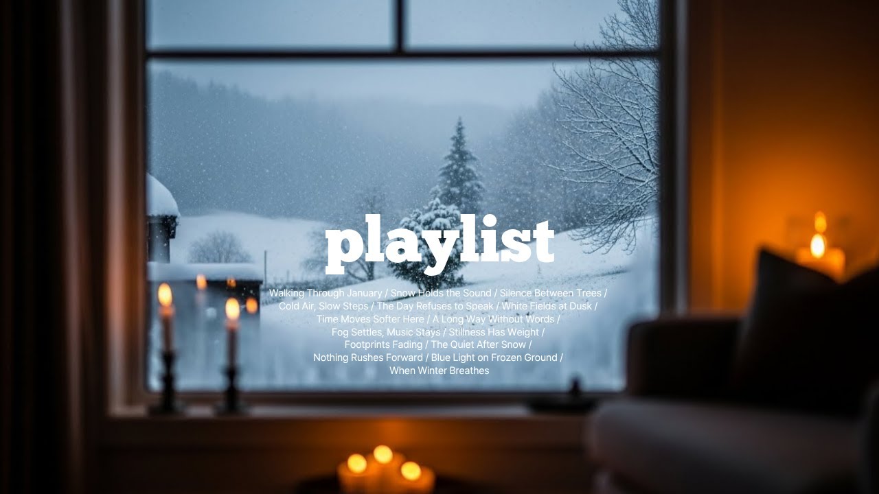 창밖은 온통 눈의 정적, 실내는 온기 가득한 재즈 ☃️ | 컨템포러리재즈 | Cozy Tune · Winter Jazz | 카페플레이리스트