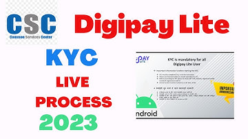 CSC Digipay Lite KYC Full training video | digipay lite kaise use kare | DIGIPAY LITE A to Z जानकारी
