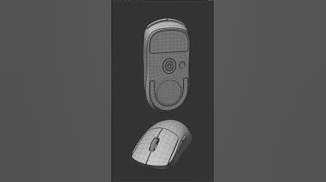 "3D Mouse Modeling in Blender🖱 | Hard Surface Modeling Tutorial" #shorts #photoshop