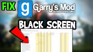 Garrys Mod – How to Fix Black Screen & Stuck on Loading Screen