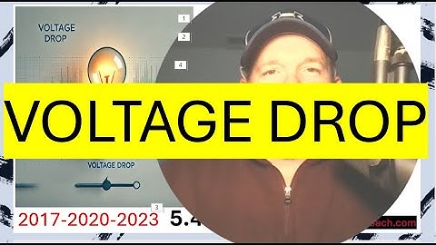 Lesson 5.4 How to Calculate Voltage Drop Electrical Exam Prep Master Electrical Contractor ICC Coach