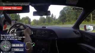 Sub-8 BTG Nürburgring: SEAT Leon Cupra ST 280 chases BMW M3 E36 track car