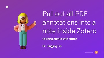Pull out all annotations from a PDF file into a note inside zotero using zotfile