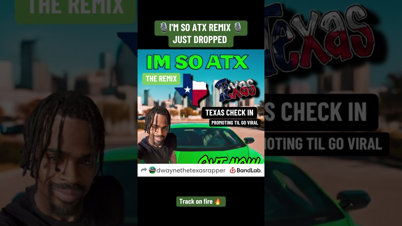 Παρακολούθηση DWEEZY-I'm so ATX The Remix στο YouTube Παρακολούθηση DWEEZY-I'm so ATX The Remix στο YouTube