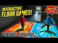 Interactive Floor Projection Games | Portable Interactive Floor Projector for Kids &amp; Immersive Play
