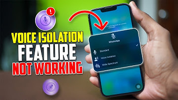 Voice Isolation Feature is Not Working on iPhone | Use Voice Isolation