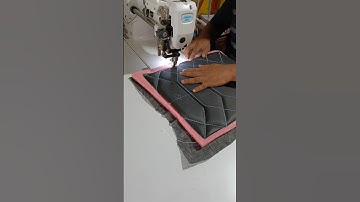 car seat cover stitching // new design stitching // diamond stitching kaise karen #carseatcovers