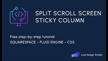 Squarespace Sticky Column + Scrolling Column - Split Section