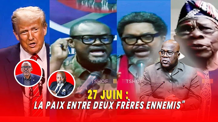 🔥"Le Silence des Machettes 🪓 : Accord RDC – Rwanda confirmé par Donald Trump | 🔥Ce 27 Juin 2025"🔥.