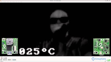 Testing the TMP007 IR Thermopile sensor on new Pure Thermal FLIR Lepton Dev Kit v1.1