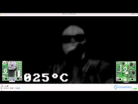 Testing the TMP007 IR Thermopile sensor on new Pure Thermal FLIR Lepton Dev Kit v1.1