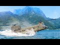 Massive US Helicopter Lands on Water During Special Forces Operation