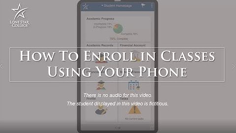 Enroll in Classes (Using a Phone) **For Students Enrolled Prior to Jan. 27, 2020**