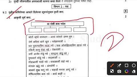 10th standard subject marathi unit test first 🥇 question paper 2024 -  25 ✨✨#subscribe | #support |✨