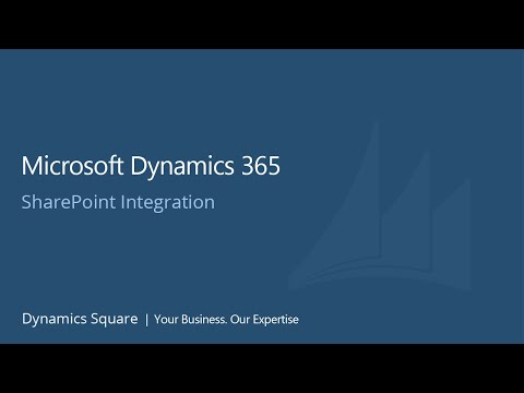 Microsoft Dynamics 365 Integration with Online SharePoint