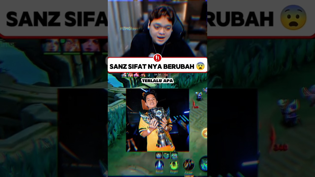 sanz kepancing omongan viewer 🤔😨makanya dia berubah #mlbbcreator #mobilelegends #onicsanz