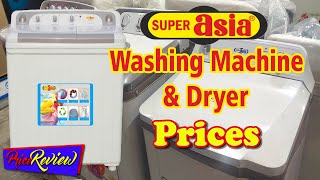 Super Asia Washing and Dryer Machine by Price Review