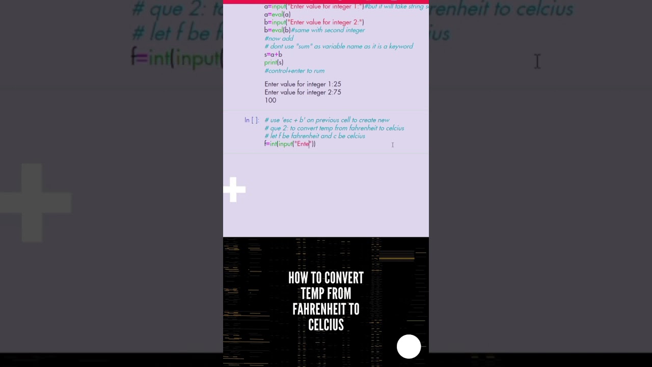 Python program: Temperature conversion 