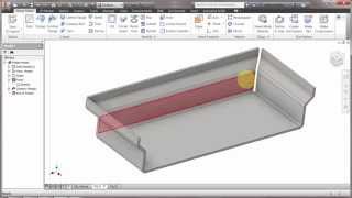 Inventor Sheet Metal Countour Flanges