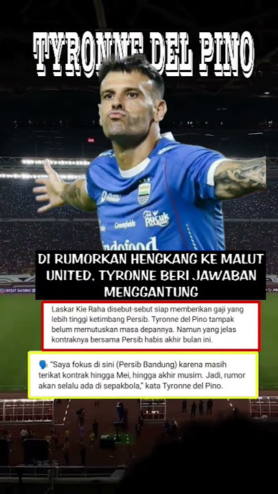 PERSIB BANDUNG:JAWABAN TYRONNE USAI DI ISUKAN HENGKANG KE MALUT#persibbandung #briliga1 #persib