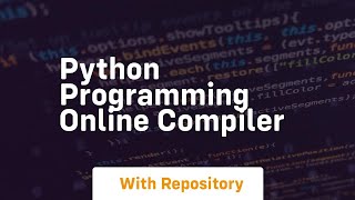 python programming online compiler