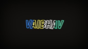 Neon Text Intro Edit In Kinemaster 💥