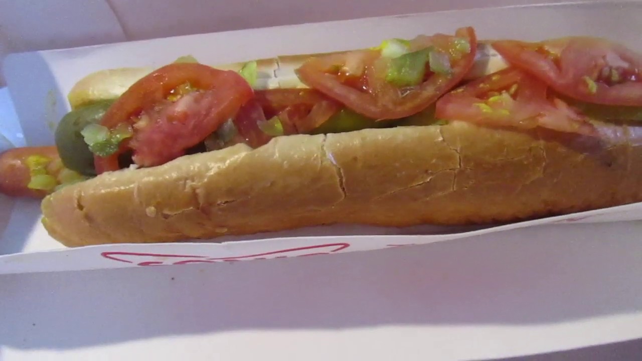 Sonic Footlong Chicago Hot Dog YouTube
