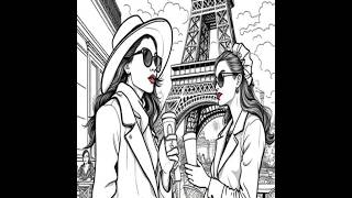 TRIP TO PARIS by Stephen Jarnick (the colouring page multimedia link is in the info section)