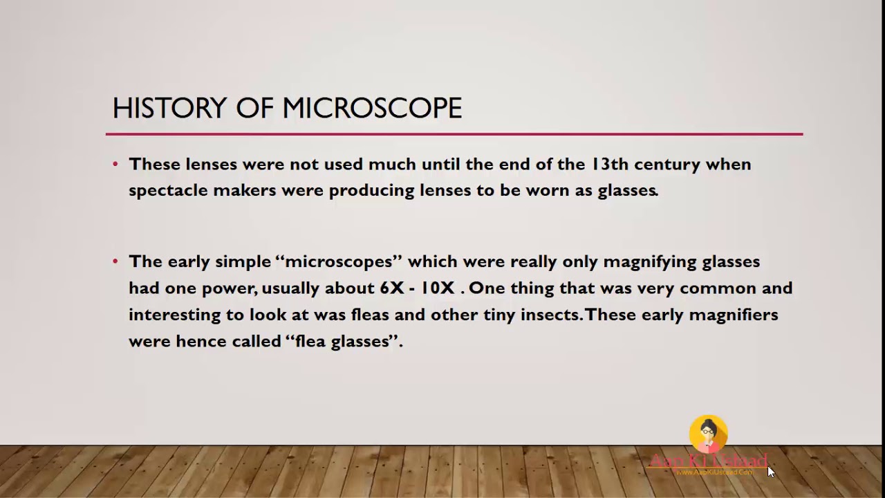 MICROSCOPE HISTORY in Hindi/Urdu YouTube