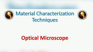 Introduction to Optical Microscopy