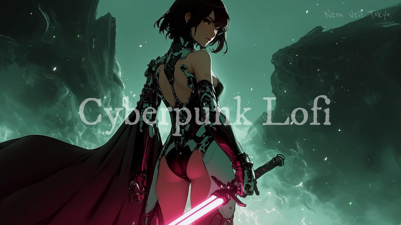 Midnight Focus Grid | cyberpunk, retrowave, chillwave