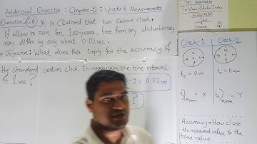 Additional Exercise 2.26 # UNITS AND MEASUREMENT @ NCERT PHYSICS CLASS 11 & Chapter-2