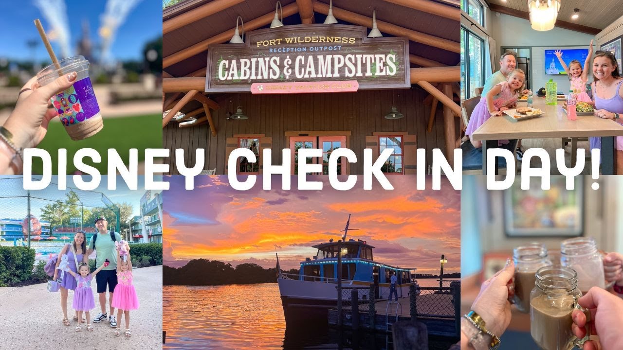 CHECK IN DAY at Disney's Fort Wilderness Cabins