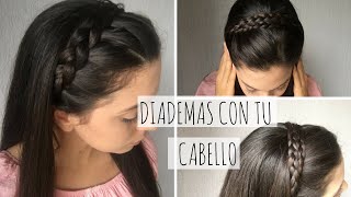 DIADEMAS CON TU PROPIO CABELLO Muy Fácil | NEFTALY OS