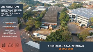 Industrial Property With Blue Chip Tenant, 6 Nicholson Road, Pinetown On Auction 25 July 2023