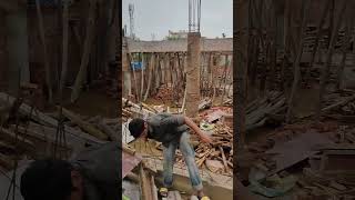 Column &amp; Slab Shuttering | Real Site Work in Lucknow